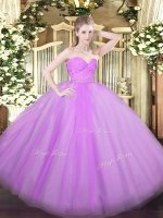 Noble Sleeveless Zipper Floor Length Beading and Lace Quinceanera Gowns(SKU SJQDDT1608002-2BIZ)