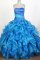 Clearance Formal Ball Gown Strapless Floor-length Quinceanera Dress ZQ1242602