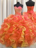 Superior Multi-color Sleeveless Floor Length Beading and Ruffles Lace Up Quinceanera Dresses(SKU PSSW0485-1BIZ)