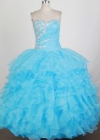 Clearance Ball Gown Sweetheart Floor-length Quinceanera Dress ZQ1242603