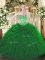 Sweetheart Sleeveless Organza Quinceanera Gown Beading and Ruffles Lace Up