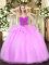 Gorgeous Baby Pink Organza Lace Up Quince Ball Gowns Sleeveless Floor Length Beading