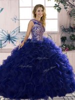 Flirting Purple Scoop Lace Up Beading and Ruffles Sweet 16 Dresses Sleeveless(SKU SJQDDT2090002-4BIZ)