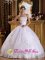 Glasgow Kentucky/KY Embroidery with Beading Decotrte Popular White Quinceanera Dress