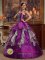 Ambler Pennsylvania/PA Appliques Colorful Quinceanera Dress With Sweetheart Ruffles Layered Custom Made