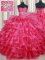 Nice Sleeveless Lace Up Floor Length Ruffled Layers Sweet 16 Dresses