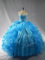 Floor Length Ball Gowns Sleeveless Baby Blue 15th Birthday Dress Lace Up(SKU PSSW1058BIZ)