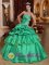Appliques and Pick-ups For Low Price Apple Green Quinceanera Dress in Michigan City Indiana/IN