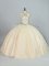 Sleeveless Beading Lace Up Ball Gown Prom Dress