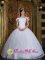 Watertown Connecticut/CT Custom Made Off The Shoulder For Quinceanera Dress With Lace Appliques and Hand Made Flower Decorate
