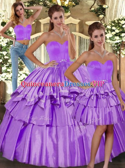 Sleeveless Ruffled Layers Backless Ball Gown Prom Dress - Click Image to Close