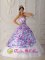 Titusville FL Elegent A-line Printing and Tulle Vintage Multi-color Quinceanera Dress For Sweetheart Appliques