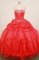 Beautiful Ball Gown SweetheartFloor-length Quinceanera Dresses Appliques with Beading Style FA-Z-0182