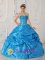 Wonderful Taffeta Blue Appliques Ball Gown Sweetheart Quinceanera Dress For in Ozark Alabama/AL