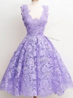 Lace Sleeveless Knee Length Vestidos de Damas and Lace(SKU SWBD164-9BIZ)