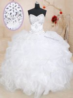Modest Sleeveless Lace Up Floor Length Beading and Ruffles Sweet 16 Dresses(SKU PSSW0203BIZ)