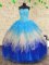Multi-color Sweetheart Lace Up Beading and Ruffles and Ruffled Layers 15 Quinceanera Dress Sleeveless