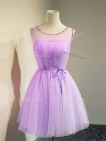 Free and Easy Sleeveless Belt Lace Up Damas Dress