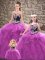 Hot Sale Purple Quinceanera Gowns Sweet 16 and Quinceanera with Beading and Embroidery Sweetheart Sleeveless Lace Up