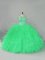Sleeveless Lace Up Floor Length Beading and Ruffles Quince Ball Gowns