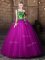 Noble One Shoulder Purple Lace Up Quinceanera Dress Pattern Sleeveless Floor Length