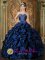Mount Sterling Kentucky/KY Picks-up Taffeta Ball Gown For Pretty Navy Blue Quinceanera Dress Sweetheart