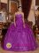 Gorgeous Eggplant Purple Petoskey Michigan/MI New Arrival Sweetheart Beaded Quinceanera Dress