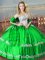 High Quality Sleeveless Floor Length Beading and Embroidery Lace Up Vestidos de Quinceanera with
