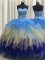 Visible Boning Sweetheart Sleeveless Tulle Quinceanera Gowns Beading and Ruffles and Sequins Lace Up