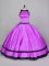 Amazing Lilac Quinceanera Dresses Sweet 16 and Quinceanera with Ruching Scoop Sleeveless Zipper