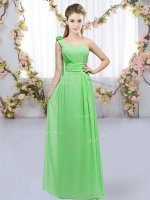 Cheap Sleeveless Hand Made Flower Lace Up Dama Dress(SKU BMT0408-2BIZ)
