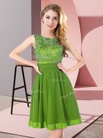 Chiffon Scoop Sleeveless Backless Beading and Appliques Damas Dress in(SKU BMT0373-7BIZ)