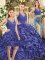 Brush Train Ball Gowns Ball Gown Prom Dress Lavender V-neck Organza Sleeveless Floor Length Backless