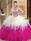 Halter Top Sleeveless Lace Up Quinceanera Dress Multi-color Tulle