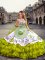Most Popular Sweetheart Sleeveless Lace Up Quinceanera Dress Olive Green Organza