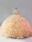 Best Selling Sleeveless Zipper Floor Length Beading and Ruffles Sweet 16 Quinceanera Dress
