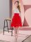 Custom Design Sleeveless Side Zipper Mini Length Beading Quinceanera Court of Honor Dress