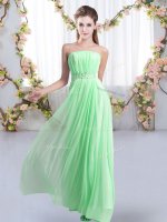 Top Selling Sleeveless Sweep Train Beading Lace Up Quinceanera Court Dresses