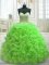 Designer Vestidos de Quinceanera Sweetheart Sleeveless Sweep Train Lace Up