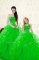 Romantic Sweetheart Sleeveless Organza Quinceanera Dresses Beading and Ruffles Lace Up