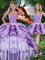 Ball Gowns 15 Quinceanera Dress Multi-color Sweetheart Organza Sleeveless Floor Length Lace Up
