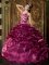 Meridian Idaho/ID Beading Exquisite Burgundy Quinceanera Dress Beaded Decorate Straps Taffeta Ball Gown