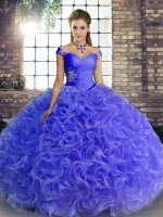 Admirable Sleeveless Lace Up Floor Length Beading Sweet 16 Quinceanera Dress