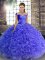 Admirable Sleeveless Lace Up Floor Length Beading Sweet 16 Quinceanera Dress