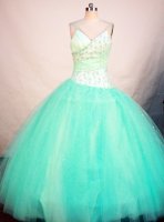 Beautiful ball gown straps sweetheart-neck floor-length net appliques with beading quinceanera dresses FA-X-62