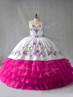 Sleeveless Lace Up Floor Length Embroidery and Ruffled Layers Sweet 16 Dresses(SKU PSSW1018-6BIZ)