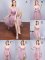 Beautiful Scoop Sleeveless Ruffles and Ruching and Bowknot and Hand Made Flower Lace Up Vestidos de Damas