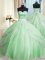 Sweetheart Sleeveless Vestidos de Quinceanera With Train Court Train Beading and Appliques Tulle
