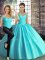 Latest Sleeveless Beading Lace Up Quince Ball Gowns
