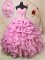 Popular Sleeveless Beading and Ruffles and Pick Ups Lace Up Quinceanera Dresses